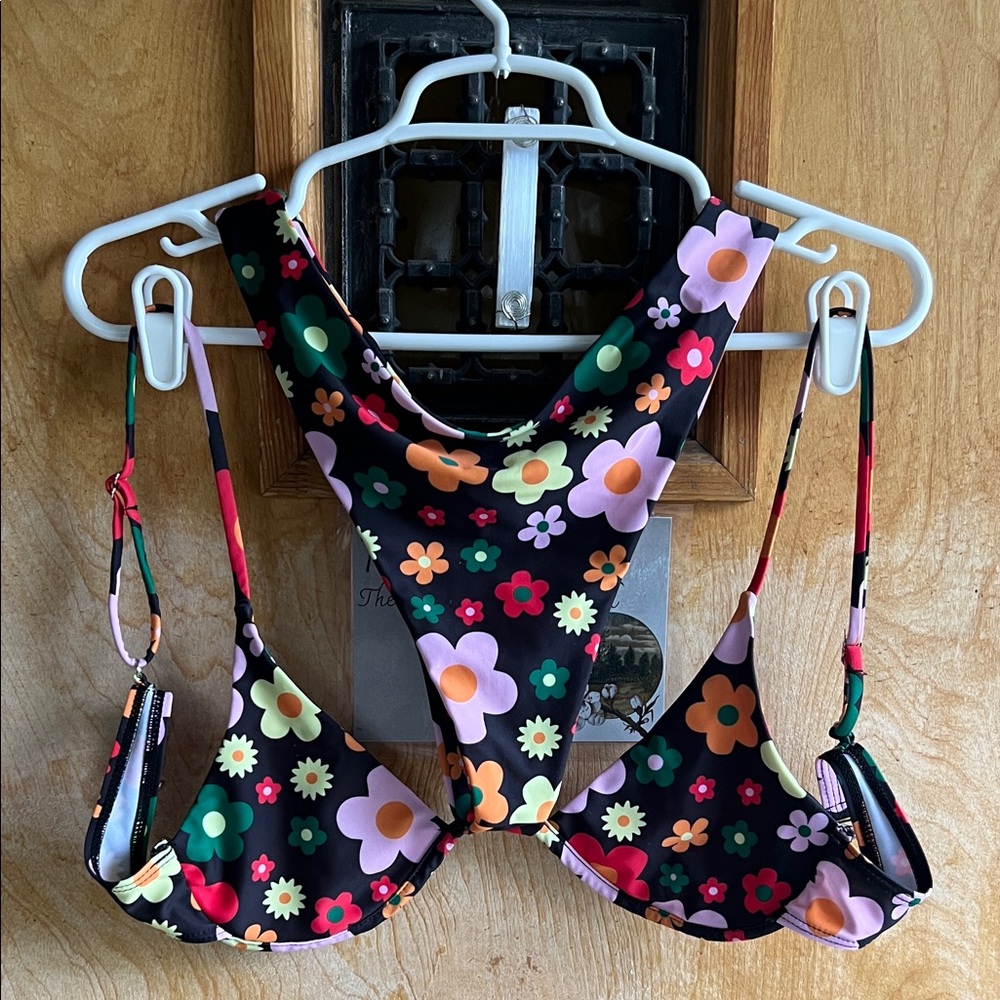 Retro Floral Print Bikini